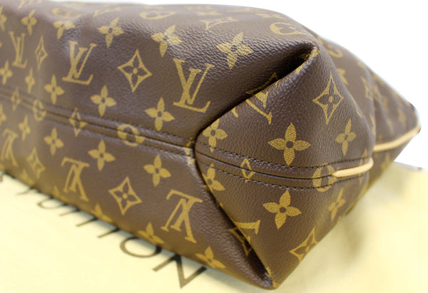 LOUIS VUITTON Sully MM Monogram Canvas Brown Shoulder Bag