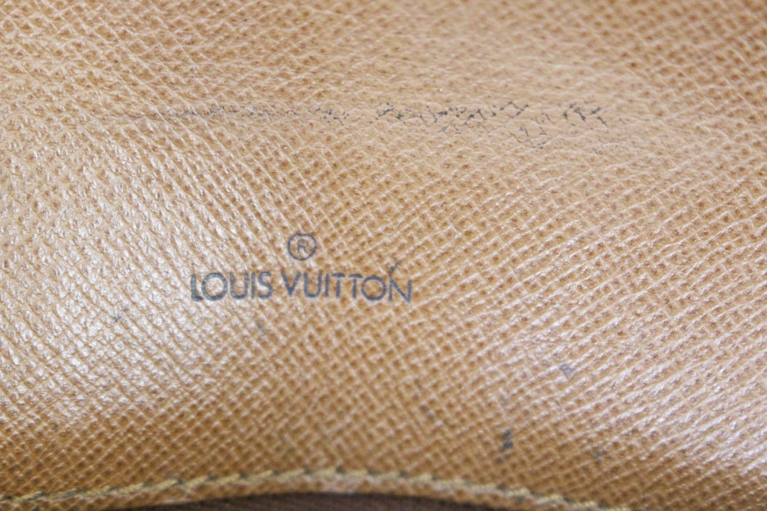 LOUIS VUITTON Chantilly GM Shoulder Bag Monogram Leather Brown M51232  31YA970