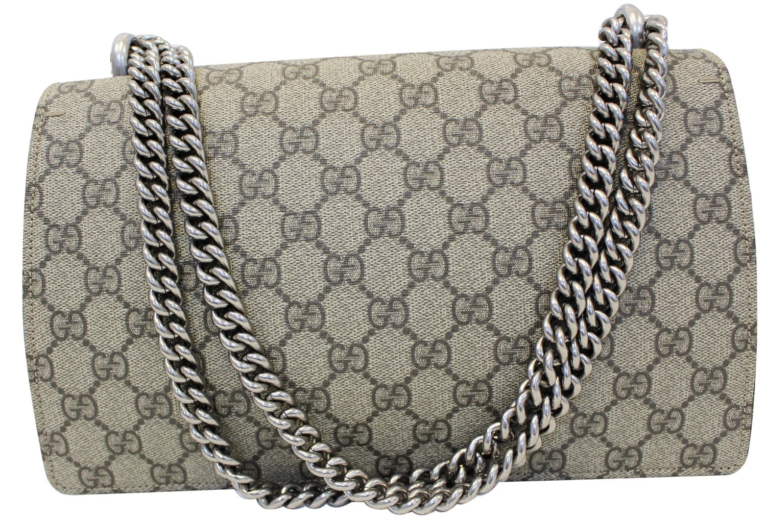 Gucci - Authenticated Dionysus Handbag - Cloth Beige for Women, Good Condition
