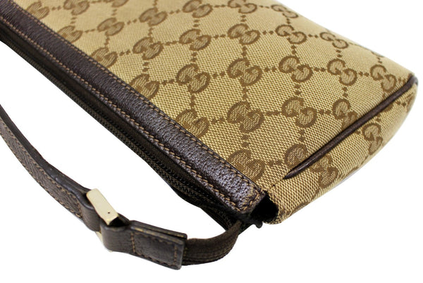 Gucci Beige/Ebony G Canvas Abbey D-Ring Pochette Bag