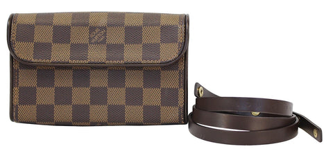 LOUIS VUITTON Damier Ebene Pochette Florentine Waist Bag