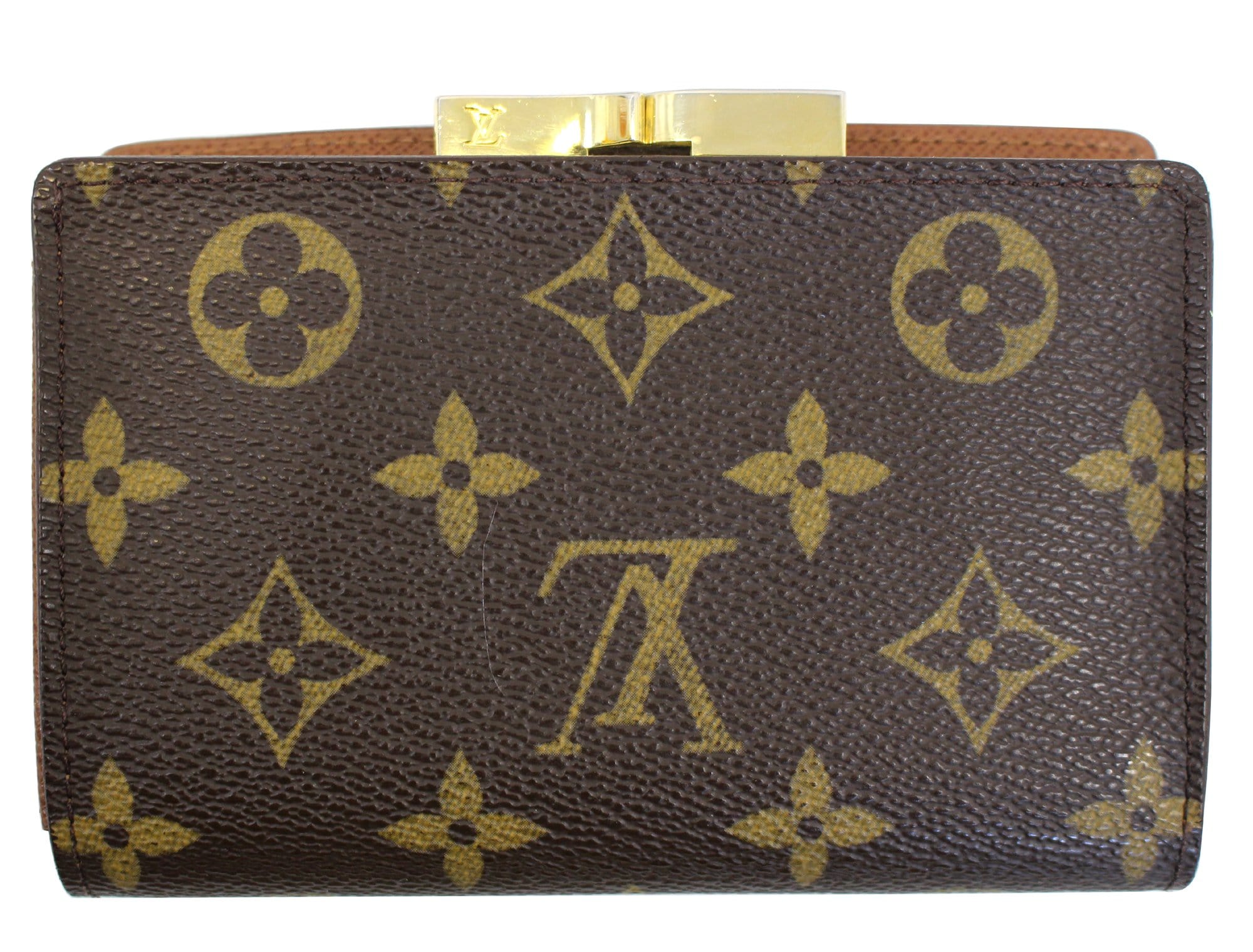 Reveal - Louis Vuitton Compact monogram kiss lock wallet 