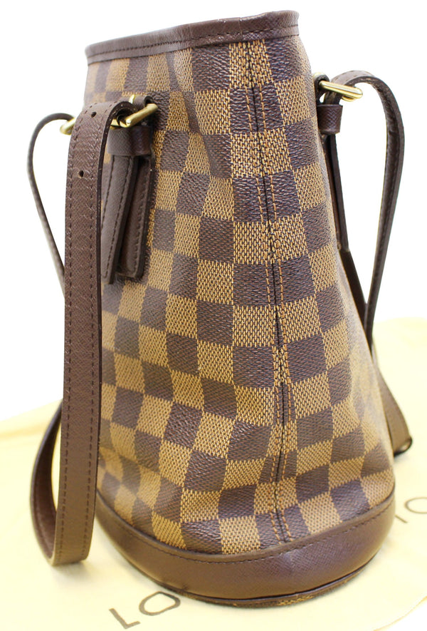 Louis Vuitton Damier Ebene Marais Bucket Bag - Brown Shoulder Bags