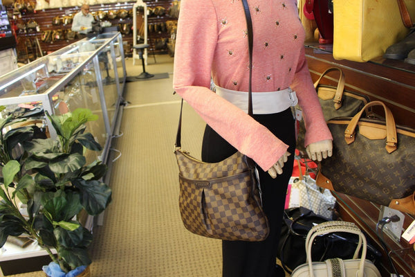 Louis Vuitton Bloomsbury PM Damier Ebene Shoulder Bag for women