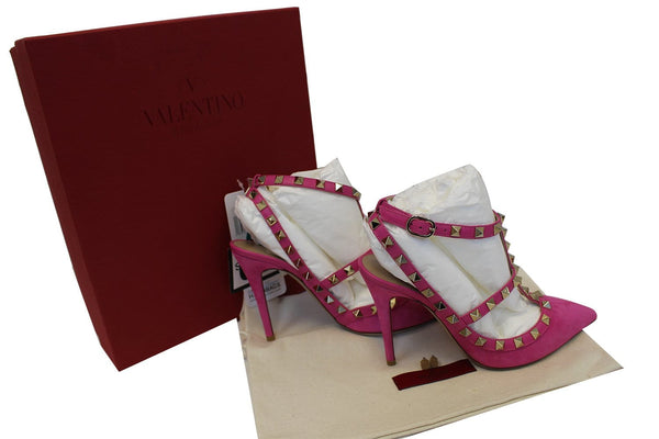 Valentino Ankle Strap Pumps Garavani Rockstud Size 6 - online