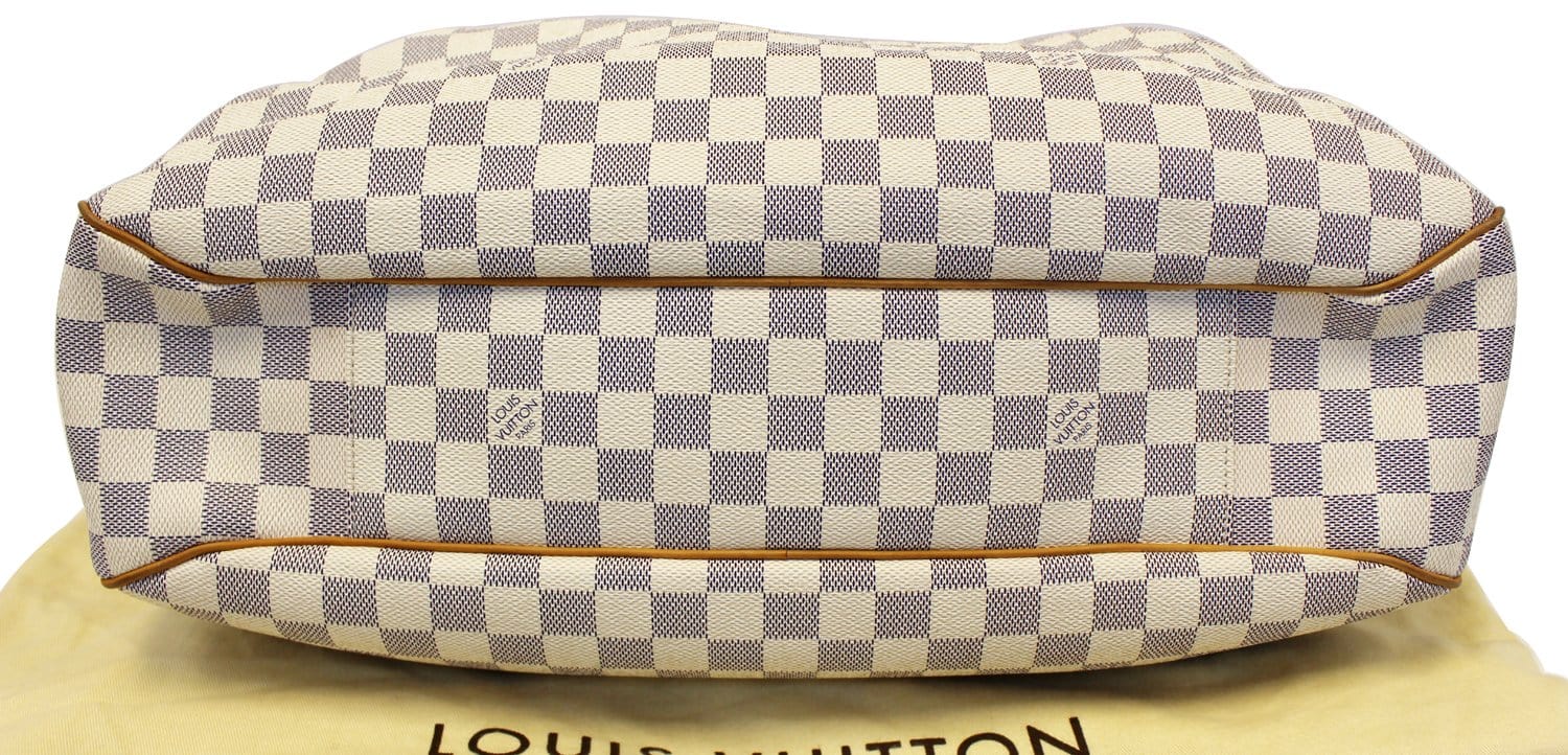 Louis Vuitton Evora Damier Azur Canvas MM Bag | The Lux Portal