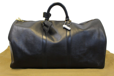 LOUIS VUITTON Epi Leather Keepall 55 Boston Bag