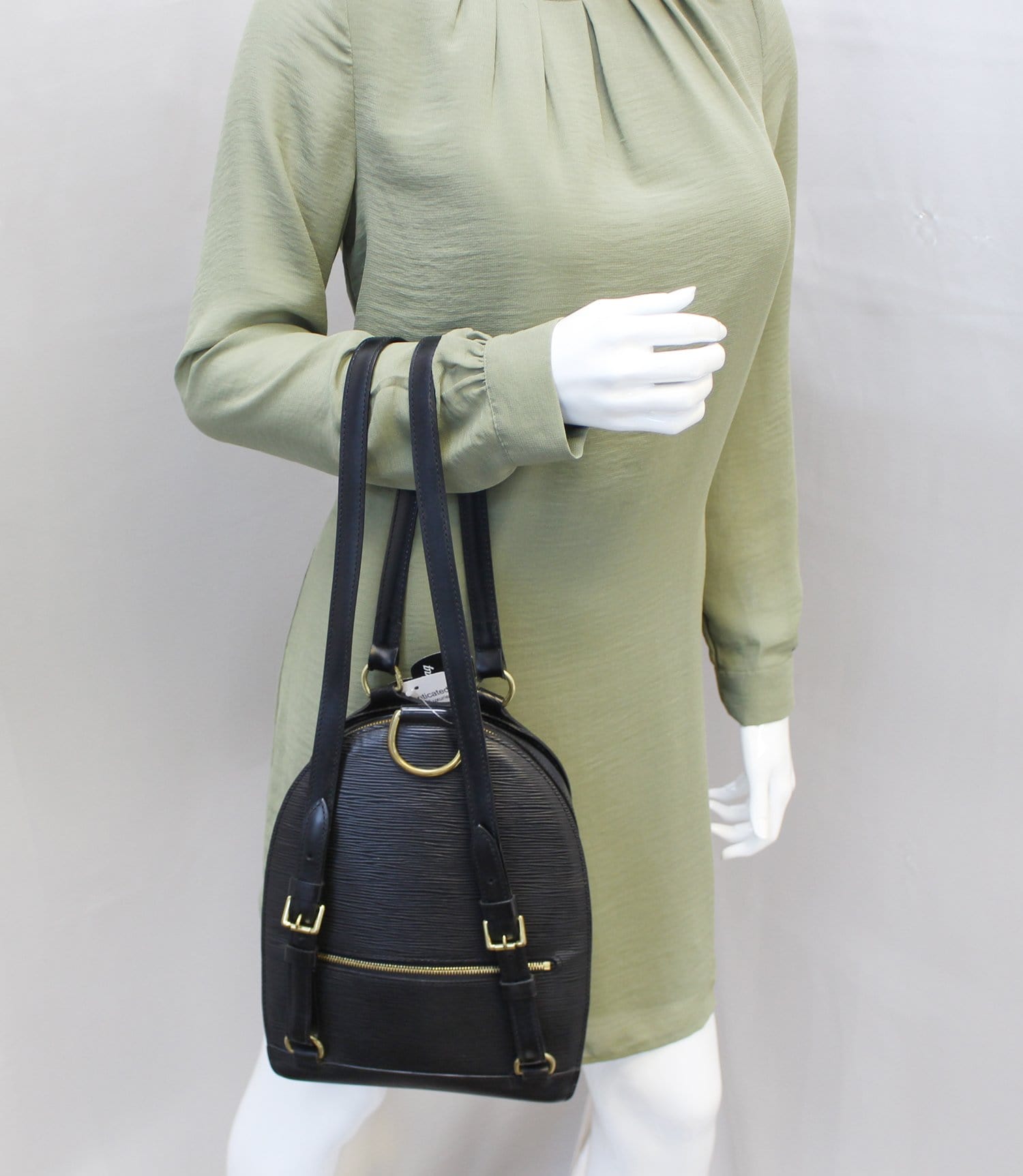 Louis Vuitton Black Epi Leather Mabillon Backpack Bag Louis Vuitton