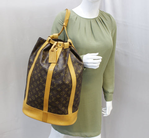 LOUIS VUITTON Backpack Monogram Canvas Randonnee GM