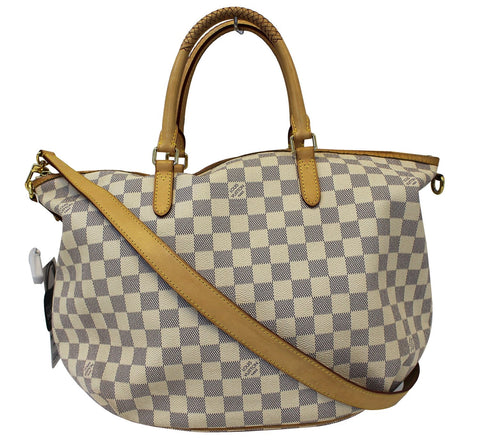LOUIS VUITTON Damier Azur Riviera MM Shoulder Handbag