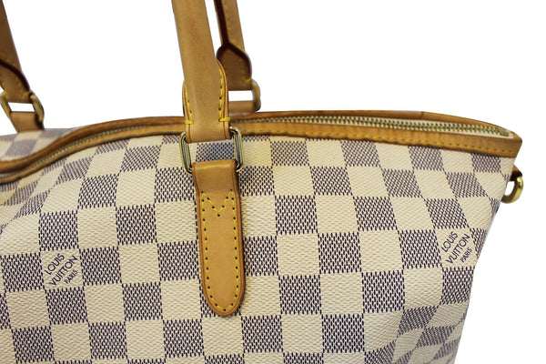 LOUIS VUITTON Damier Azur Riviera MM Shoulder Handbag