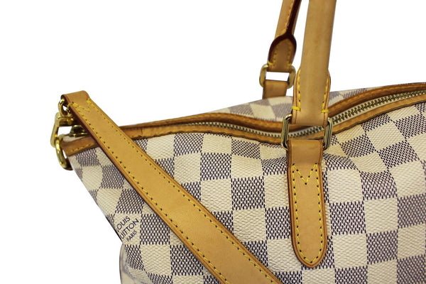 LOUIS VUITTON Damier Azur Riviera MM Shoulder Handbag