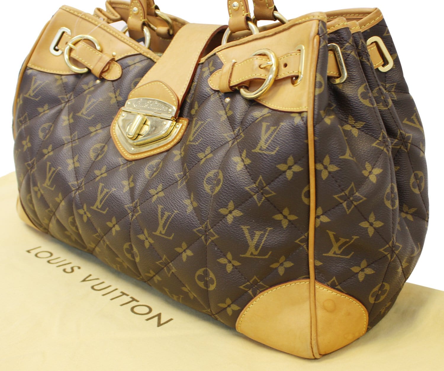 Louis Vuitton - Authenticated Etoile Shopper Handbag - Leather Brown for Women, Good Condition