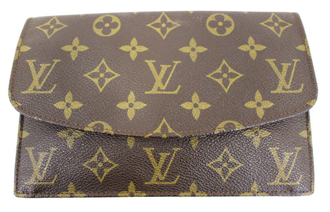 LOUIS VUITTON Pre Owned Monogram Canvas Pochette Rabat Clutch