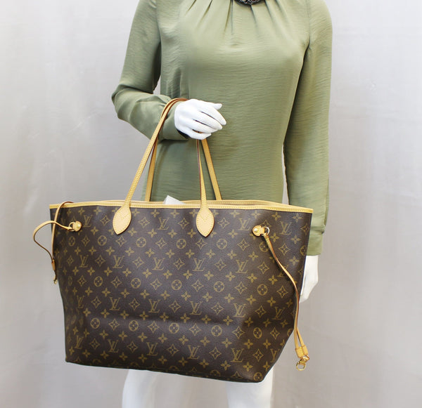 LOUIS VUITTON Monogram Canvas Neverfull GM Shoulder Bag