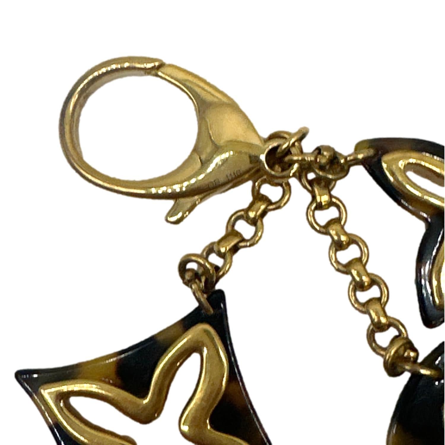 Louis Vuitton Insolence Bag Charm in Ecaille Golden Metallic ref.809306 -  Joli Closet