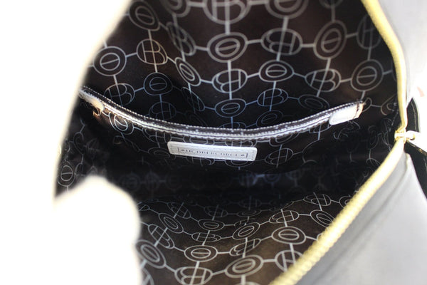 Henri Bendel West 57th Saffiano Black leather Backpack - inside view