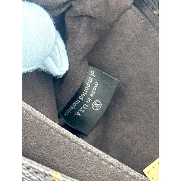 LOUIS VUITTON Metis Pochette Monogram Canvas Crossbody Bag Brown