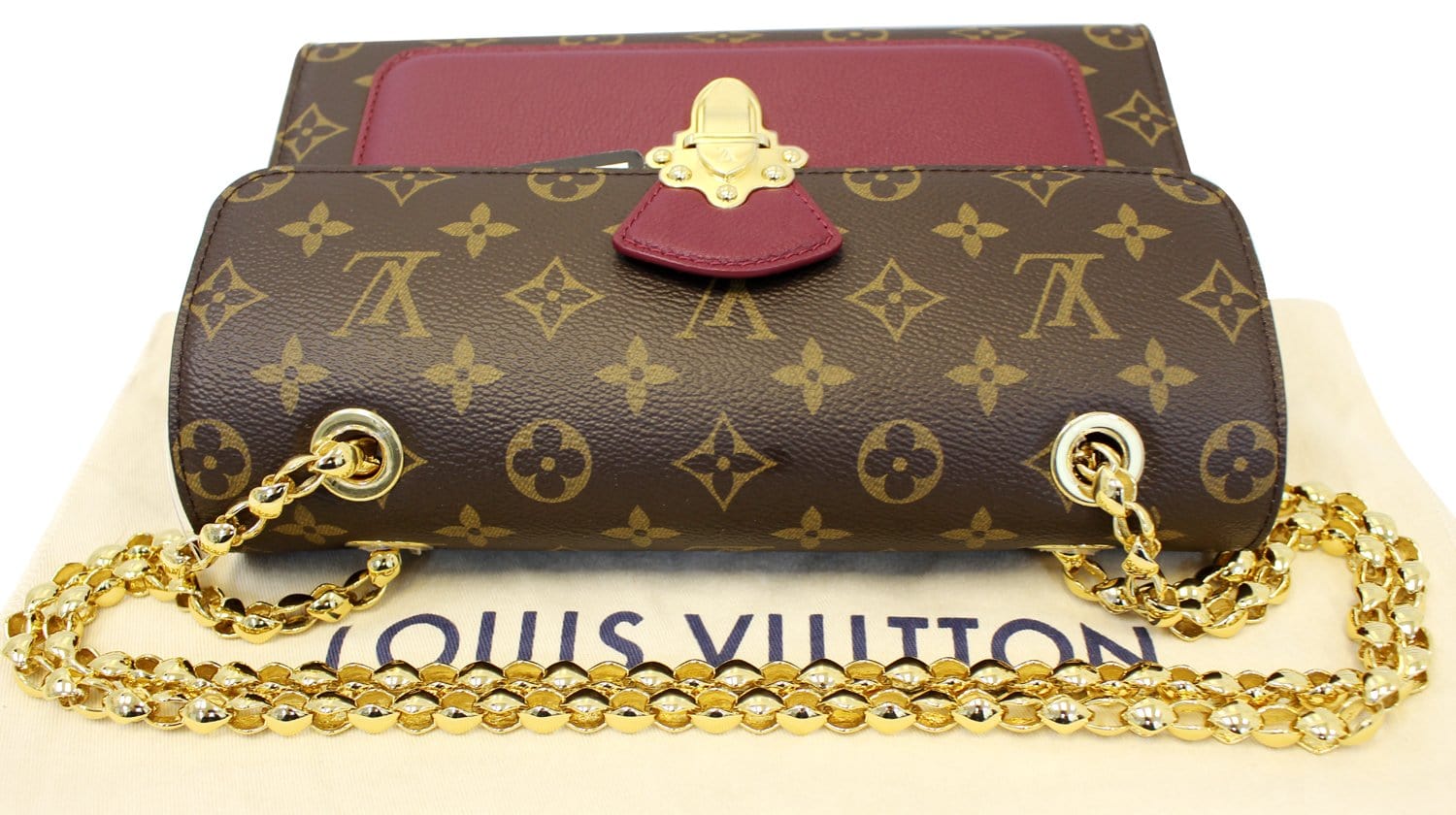 Louis Vuitton Monogram Canvas Raisin Victoire Chain Bag
