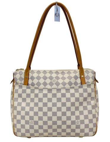 LOUIS VUITTON Damier Azur Figheri PM Shoulder Bag
