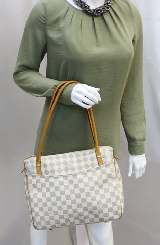 LOUIS VUITTON Damier Azur Figheri PM Shoulder Bag-US