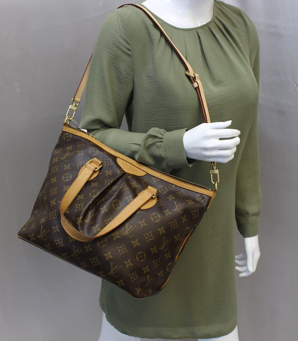 LOUIS VUITTON Monogram Palermo PM Tote Shoulder Bag