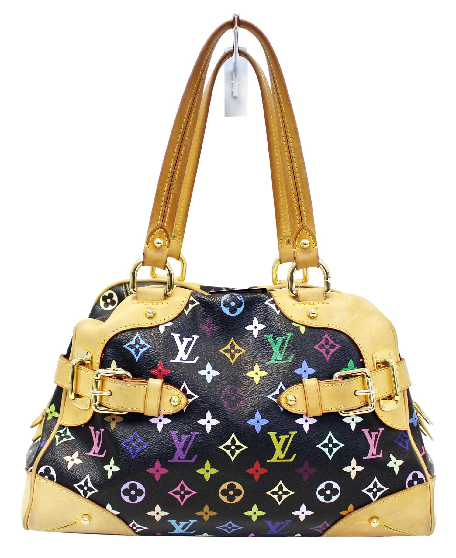 Louis Vuitton, Bags, Louis Vuitton Monogram Multicolore Franges Noir Bucket  Bag M410