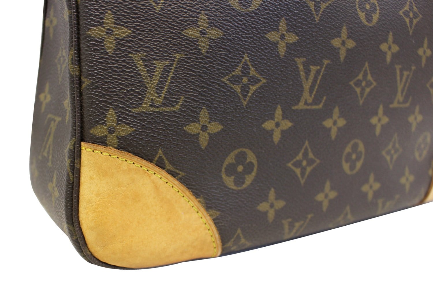 Louis Vuitton Boulogne Handbag Monogram Canvas 30 Brown 224646253