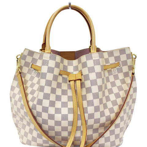 LOUIS VUITTON Girolata Damier Azur Shoulder Bag