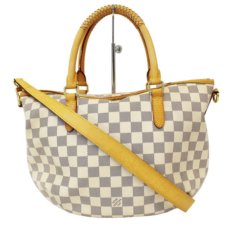 LOUIS VUITTON Damier Azur Riviera PM Shoulder Handbag