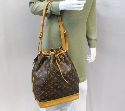 LOUIS VUITTON Monogram Canvas Noe Large Shoulder Bag