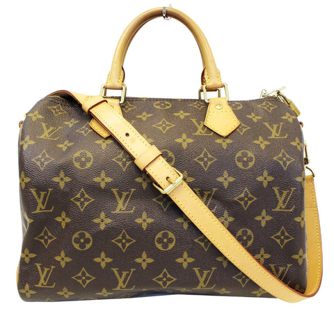 LOUIS VUITTON Monogram Canvas Bandouliere Speedy 30 Bag
