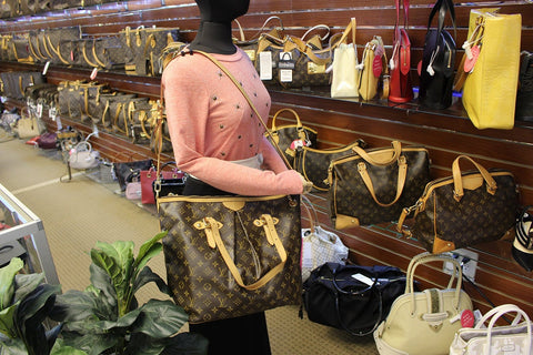 LOUIS VUITTON Monogram Palermo GM Tote Shoulder Bag