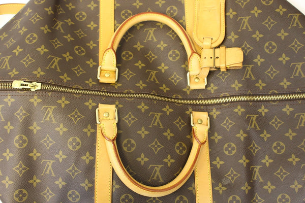 LOUIS VUITTON Monogram Canvas Keepall 60 Bandouliere Bag
