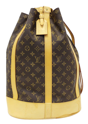 LOUIS VUITTON Monogram Canvas Randonnee GM Backpack Bag