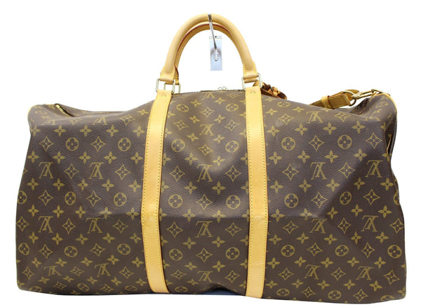 LOUIS VUITTON Monogram Canvas Keepall 60 Bandouliere Bag