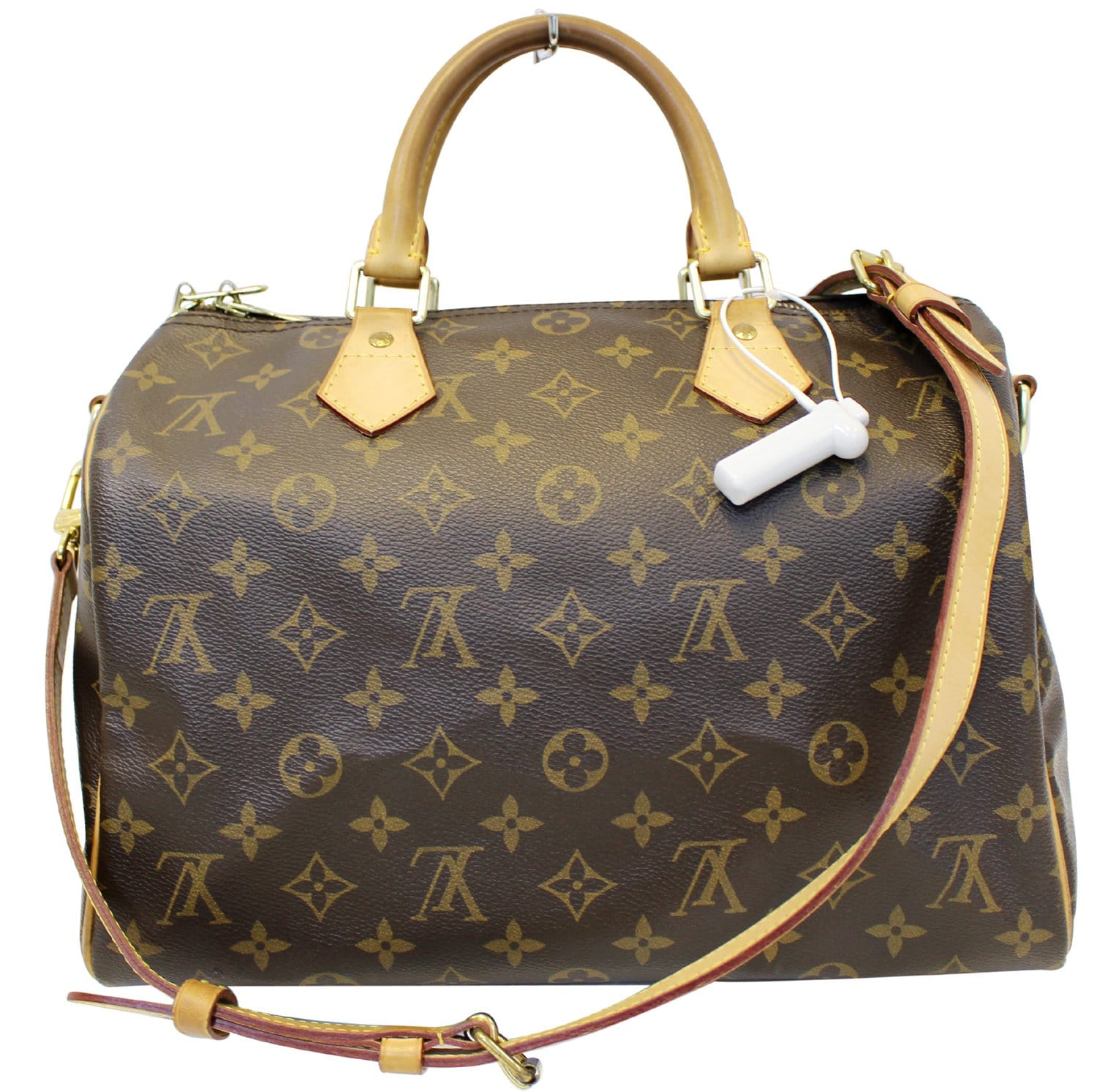Used Gucci Speedy Bandouliere 30 Canvas Bag