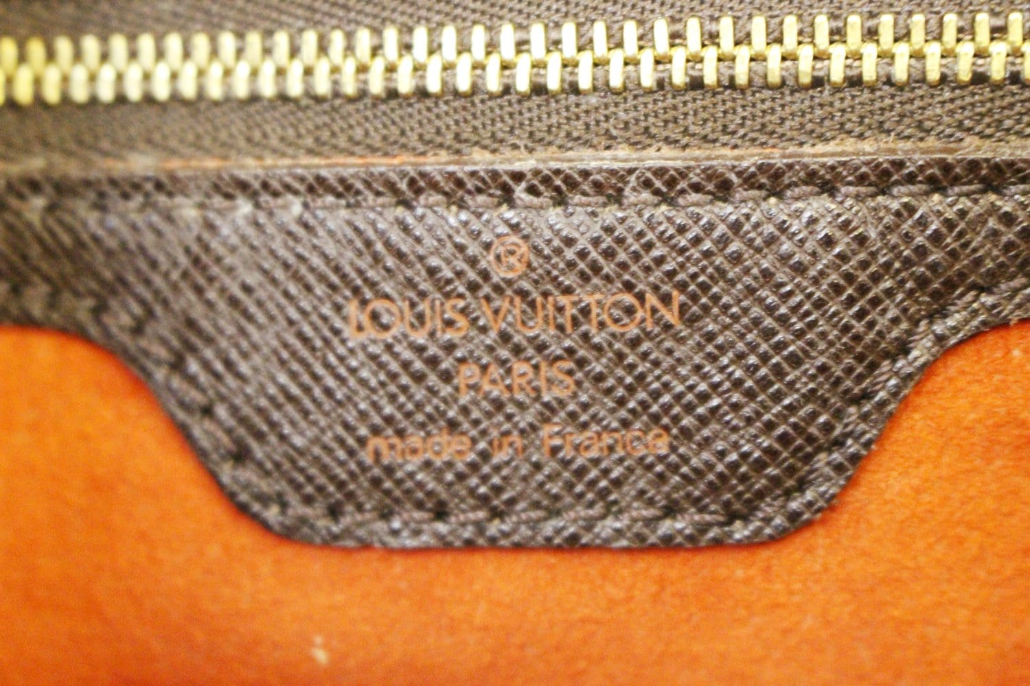 LOUIS VUITTON Damier Ebene Marais Bucket Shoulder Bag E4025