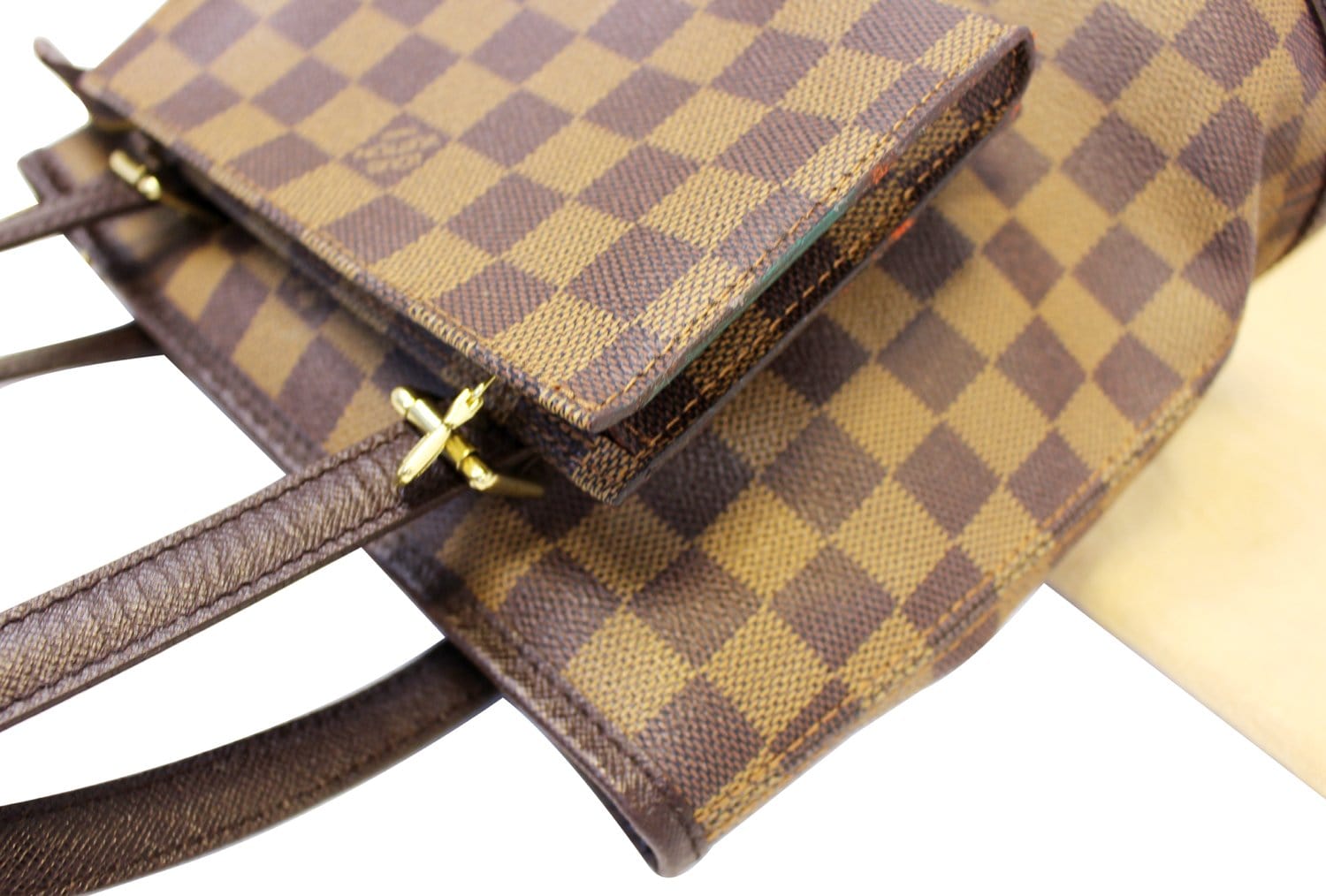 Authentic Louis Vuitton Damier Marais Bucket Shoulder Tote Bag N42240 LV  J4664