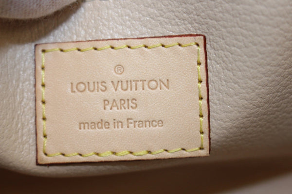Louis Vuitton Damier Azur Canvas Cosmetic Pouch - Lv logo