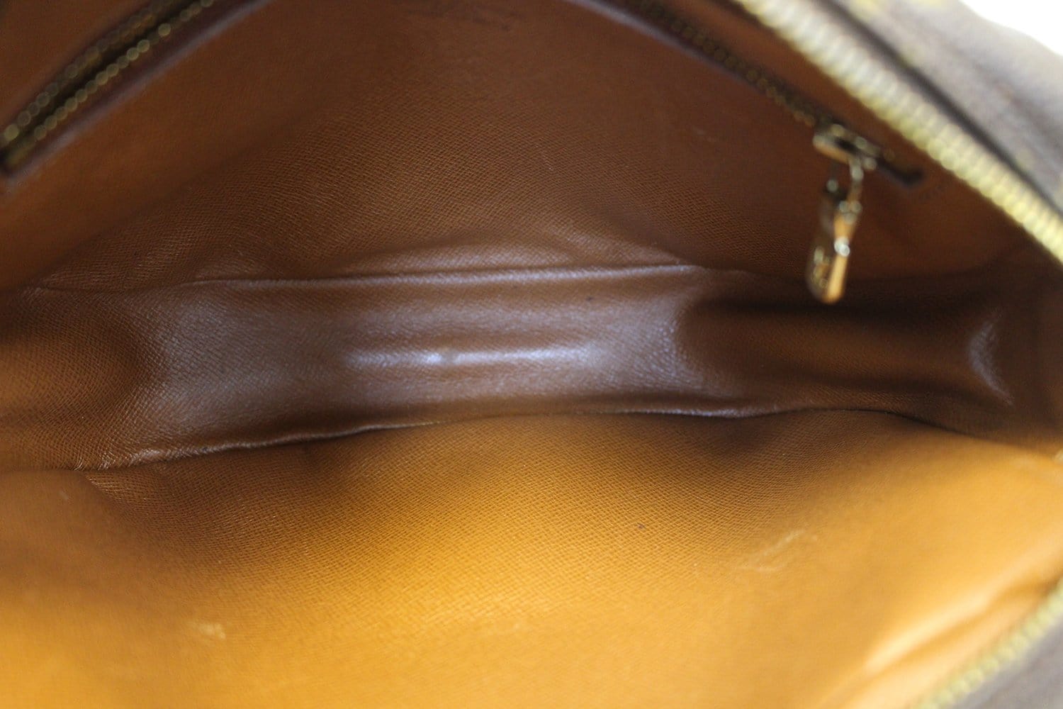 LOUIS VUITTON Jeune Fille PM Shoulder Bag Monogram Leather Brown M51227  38GA459