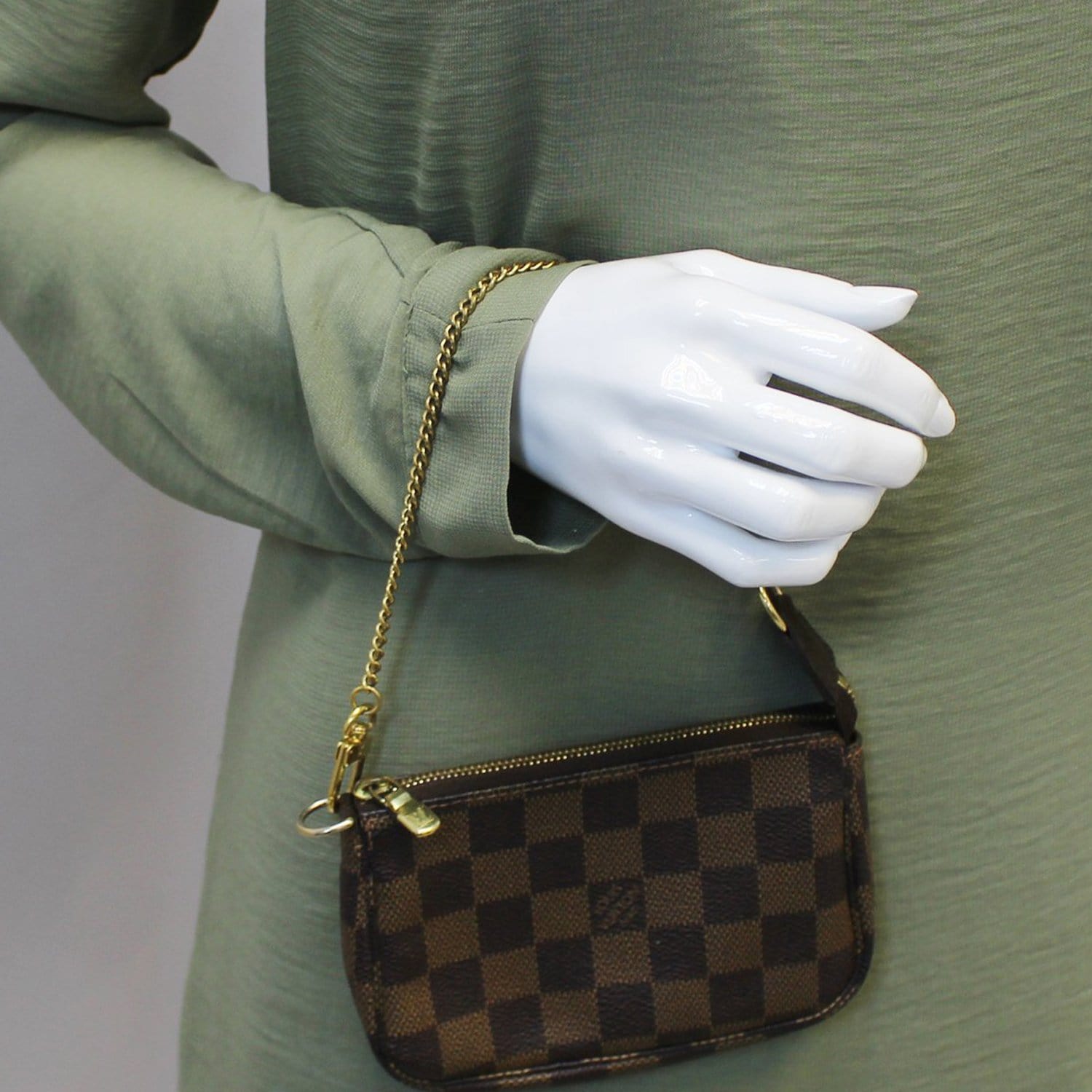 Louis Vuitton Damier Ebene Mini Pochette Accessoires Bag – I MISS