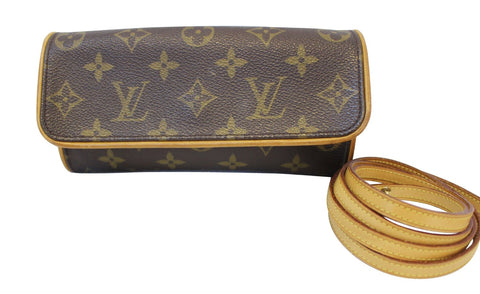 LOUIS VUITTON Monogram Pochette Twin PM Crossbody Bag