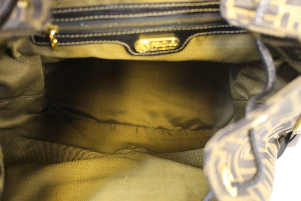 Fendi Zucca Backpack - Fendi Backpack Monogram- interior
