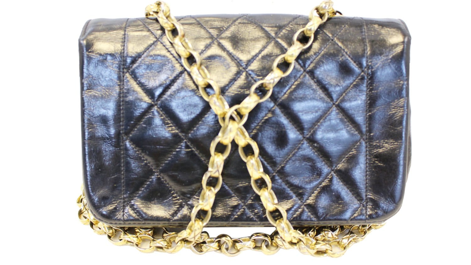 Chanel 1990s Diana Single Flap Bag with Gold Plated Hardware · INTO