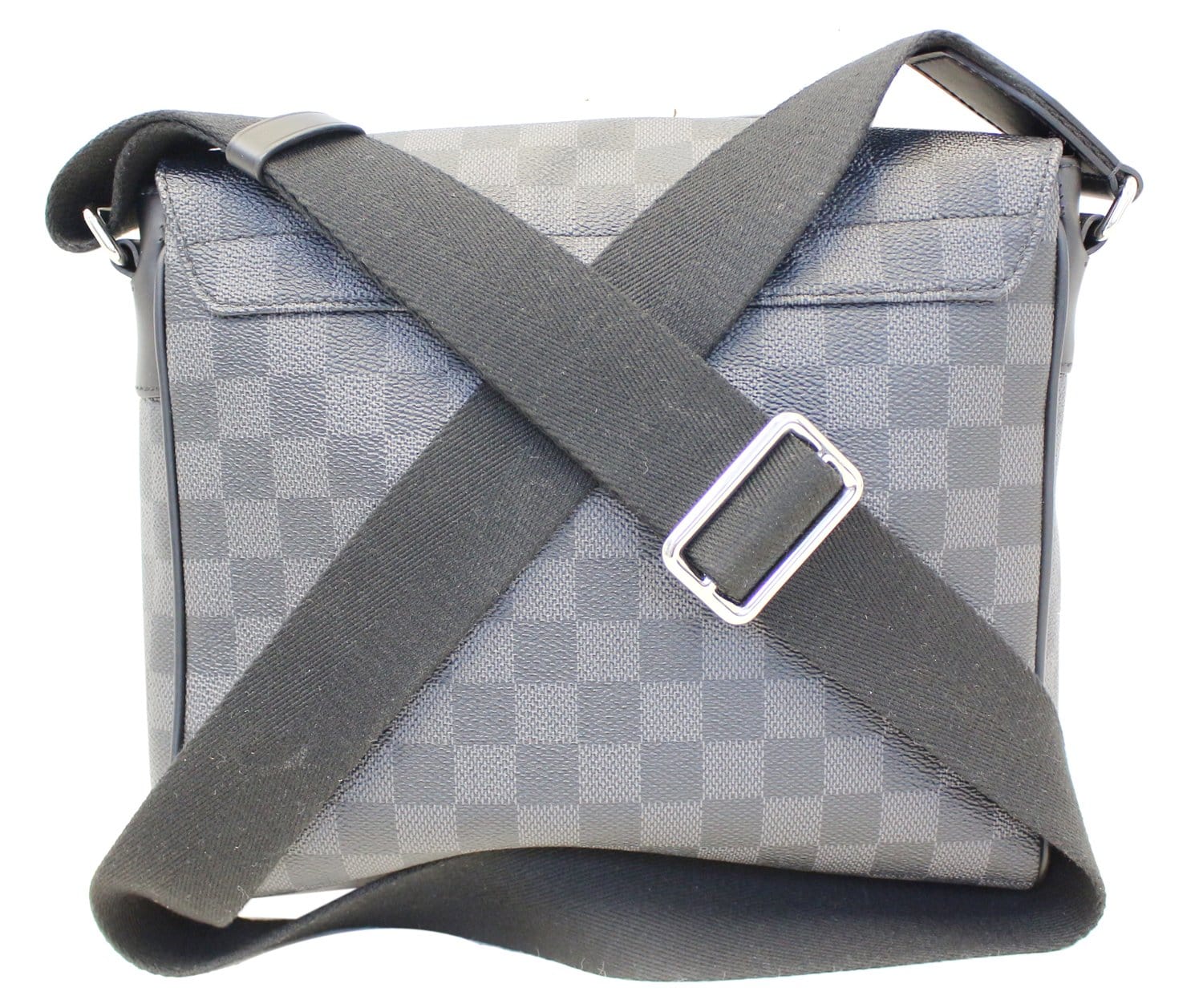 Louis Vuitton Graphite Damier District PM Crossbody Bag For Sale