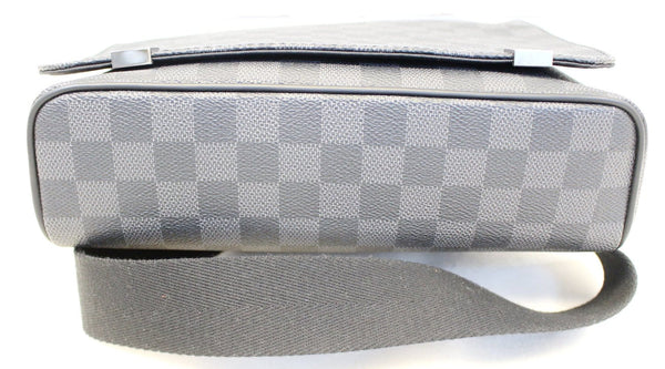 LOUIS VUITTON Damier Graphite District PM Crossbody Bag