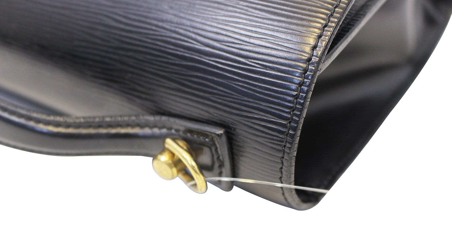 LOUIS VUITTON Black Epi Monceau Authentic Vintage handbag