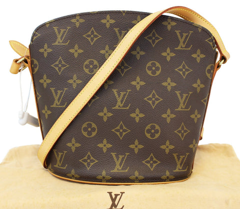 LOUIS VUITTON Monogram Drouot Shoulder Bag