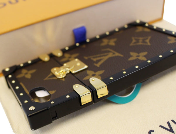 Elegant Lv Eye-Trunk Monogram Eclipse IPhone 7 Pouch